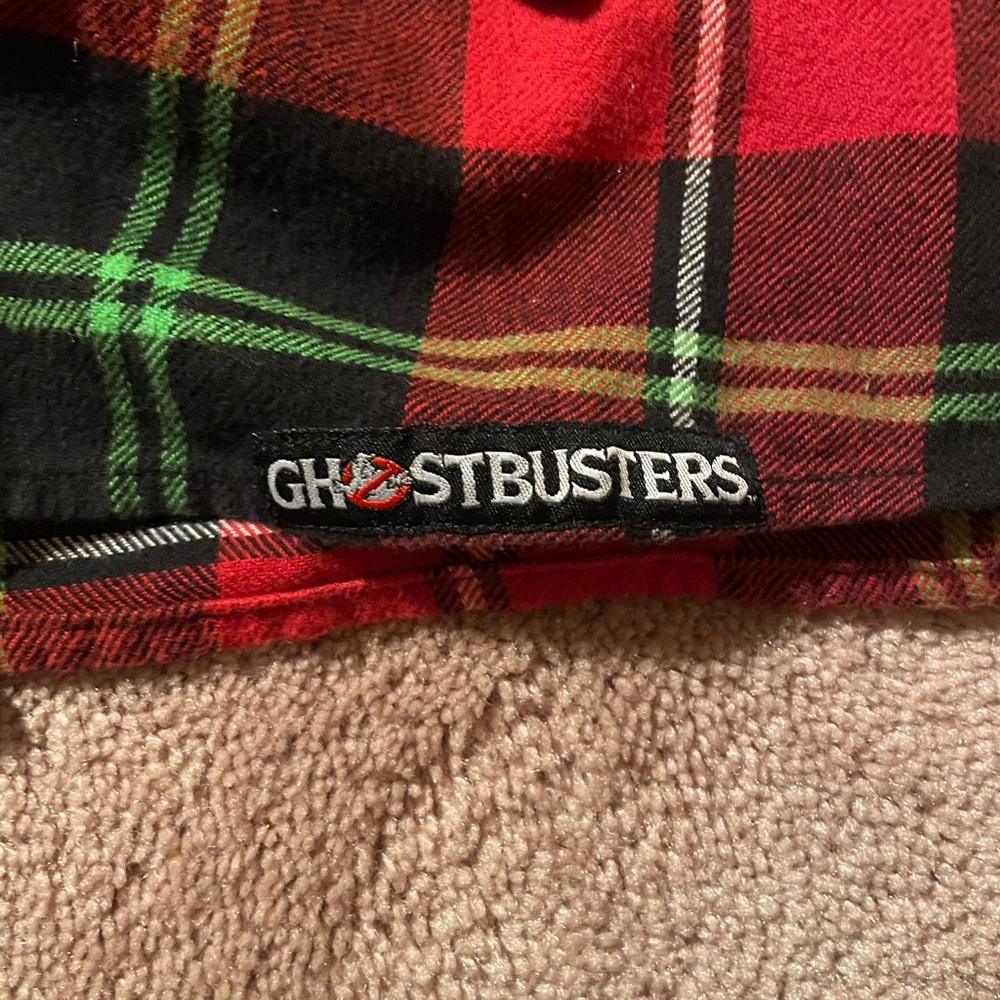 Ghostbusters Flannel Men's Shirt L - Picture 6 of 11